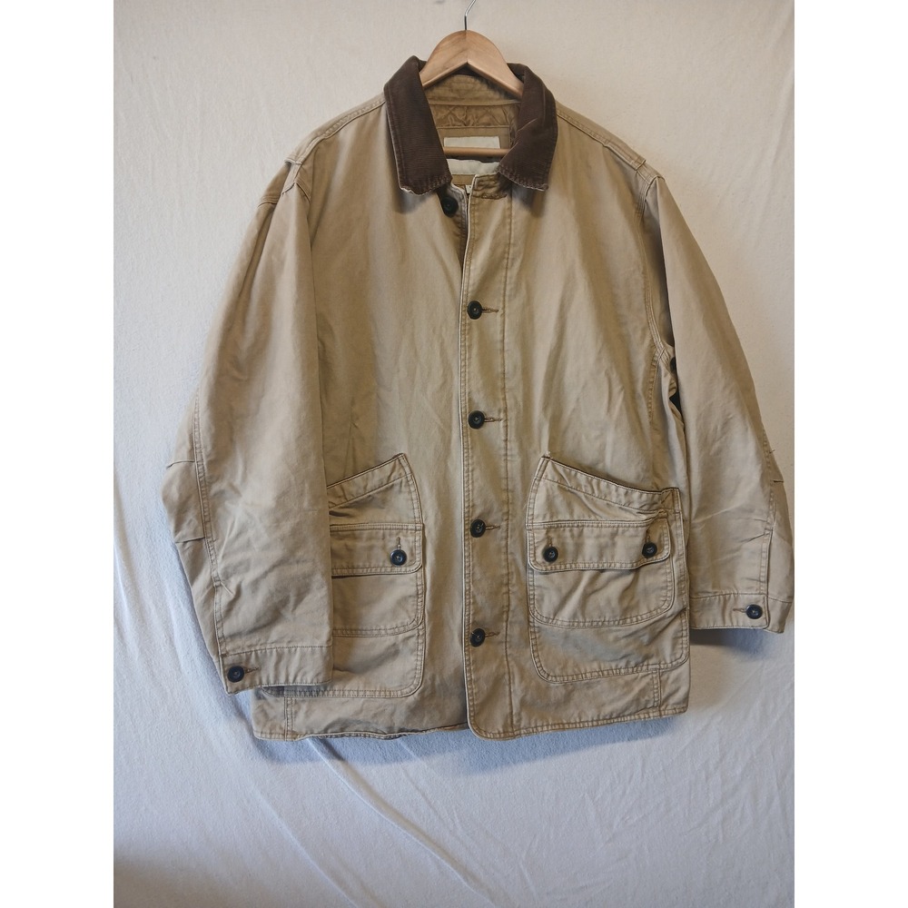 Orvis chore coat field jacket mens XL thick canvas outdoors workwear